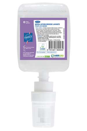 NEVEA CARTOUCHE LOTION MOUSSE LAVANTE - 1 L (x 6)